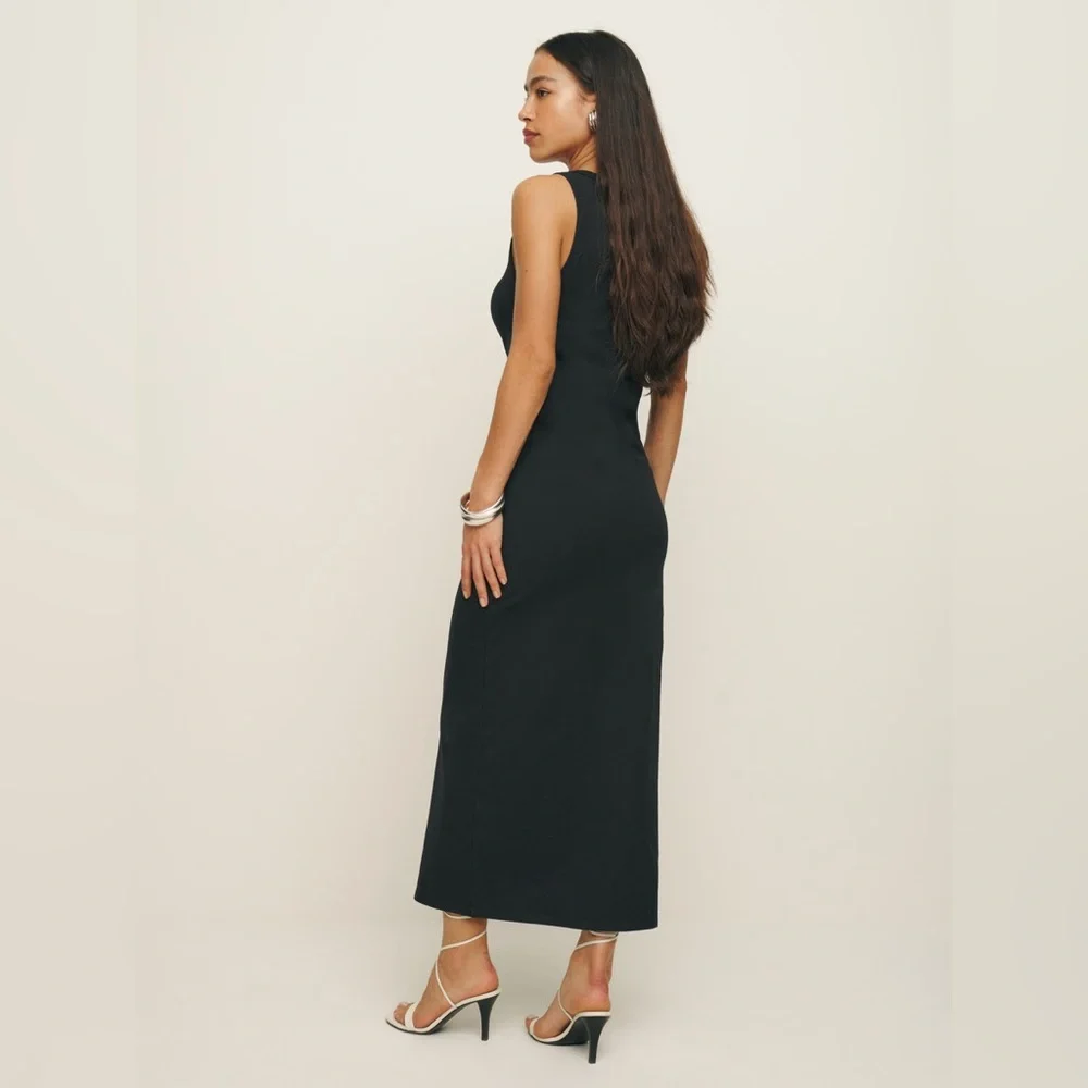 Reformation Bijou Black Tank Dress - Picture 3 of 8
